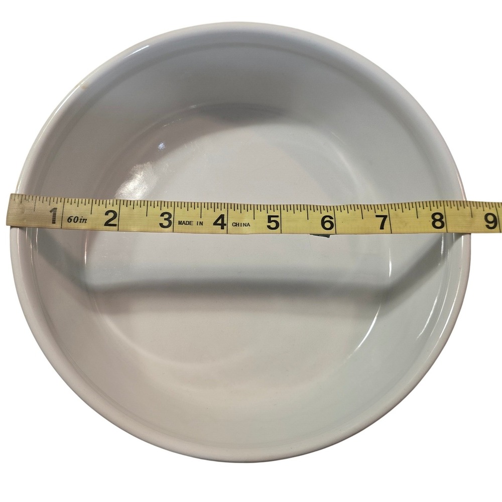Arabia of Finland White Ceramic Nesting Bowls Set of 2 circa 1949-1964 - Picture 7 of 10
